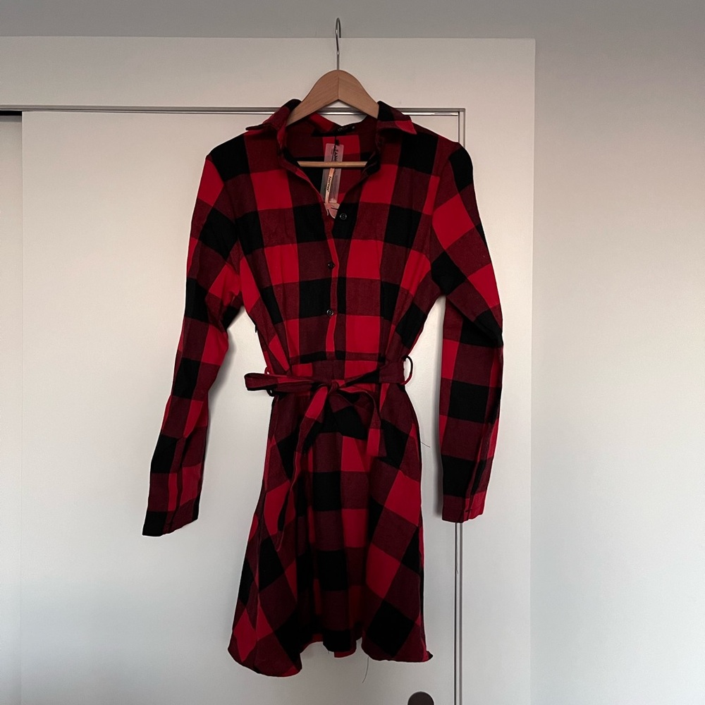 Flannel Fall Dress